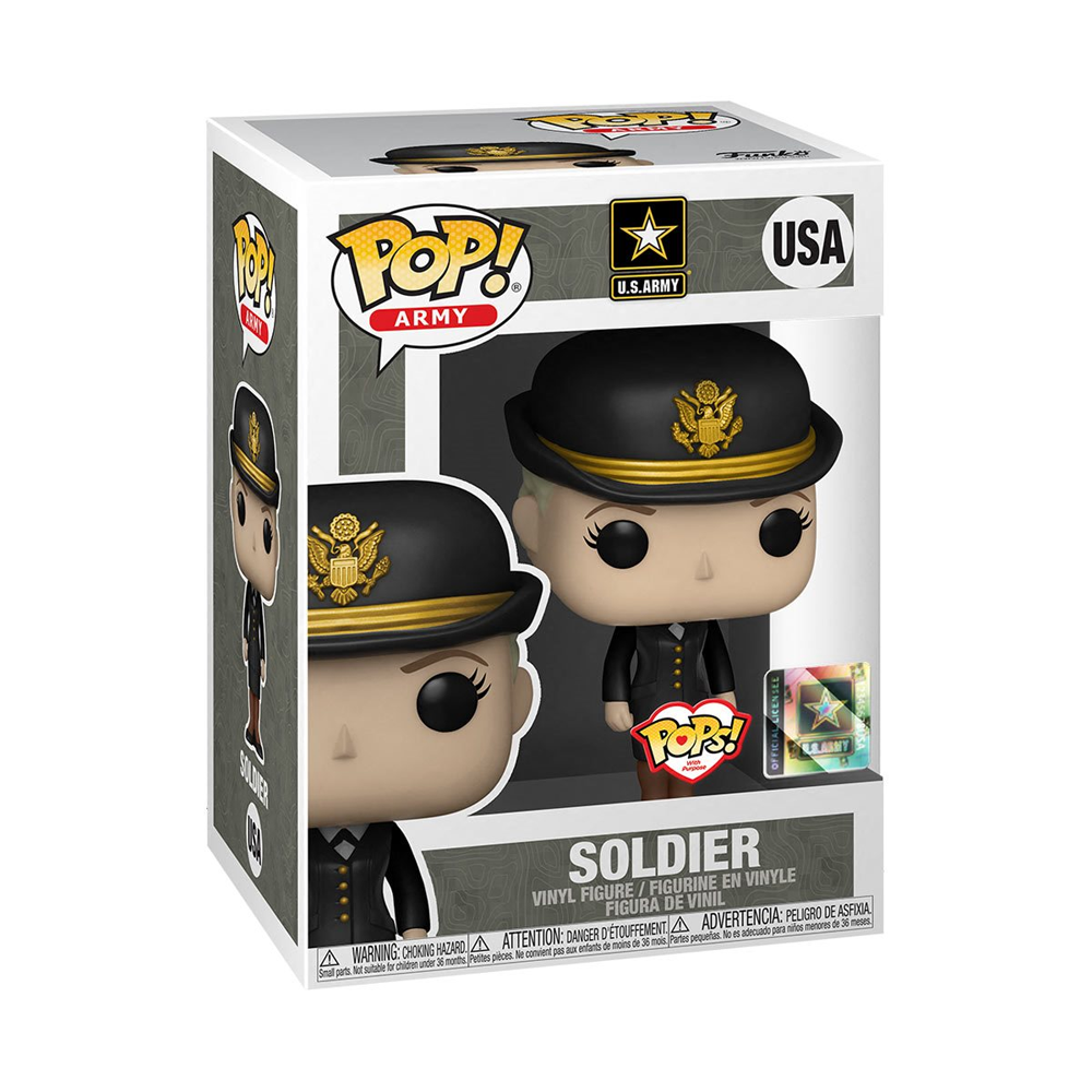 [PRE-ORDER] Funko POP! Pops! with Purpose: Army - Female 1 (Service Uniform) Vinyl Figure (ONLINE ORDER ONLY)