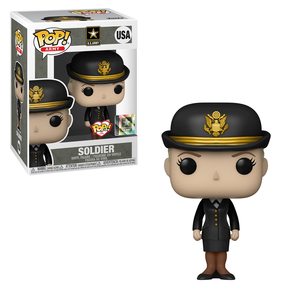 [PRE-ORDER] Funko POP! Pops! with Purpose: Army - Female 1 (Service Uniform) Vinyl Figure (ONLINE ORDER ONLY)