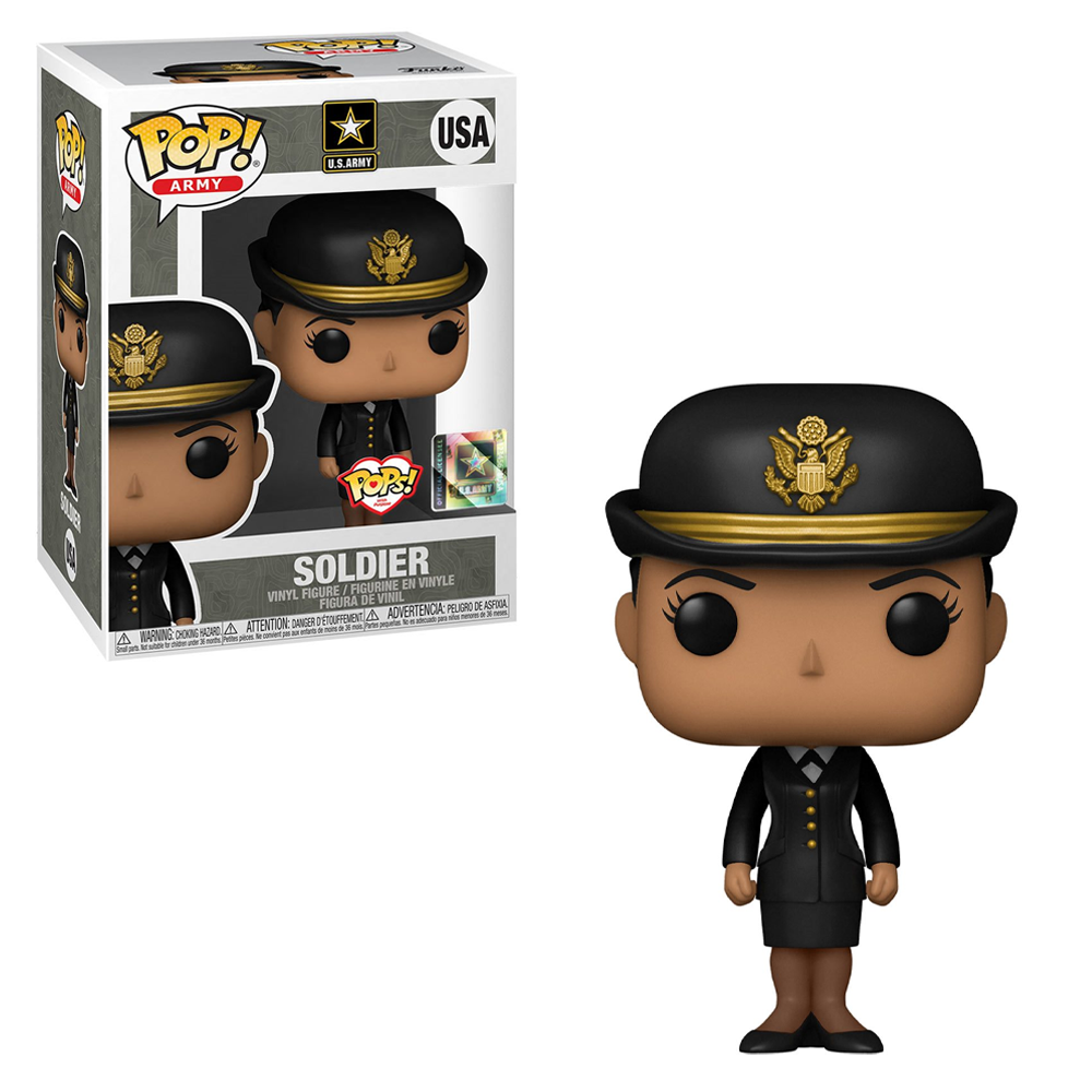 [PRE-ORDER] Funko POP! Pops! with Purpose: Army - Female 2 (Service Uniform) Vinyl Figure (ONLINE ORDER ONLY)