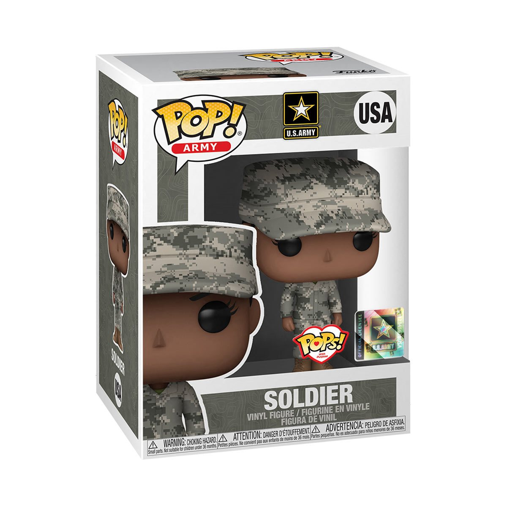 Funko POP! Pops! with Purpose: Army - Female 1 (Combat Uniform) Vinyl Figure (ONLINE ORDER ONLY)