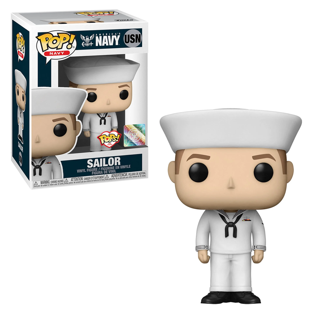 Funko POP! Pops! with Purpose: U.S. Navy - Service Dress White Uniform Male 1 Vinyl Figure (ONLINE ORDER ONLY)