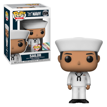 [PRE-ORDER] Funko POP! Pops! with Purpose: U.S. Navy - Service Dress White Uniform Male 2 Vinyl Figure (ONLINE ORDER ONLY)