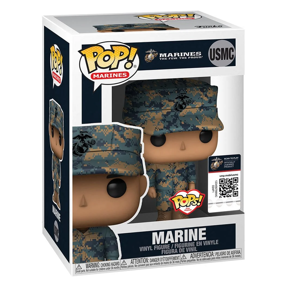 Funko POP! Pops! with Purpose: Military - Marine Male (Hispanic) Vinyl Figure (ONLINE ORDER ONLY)