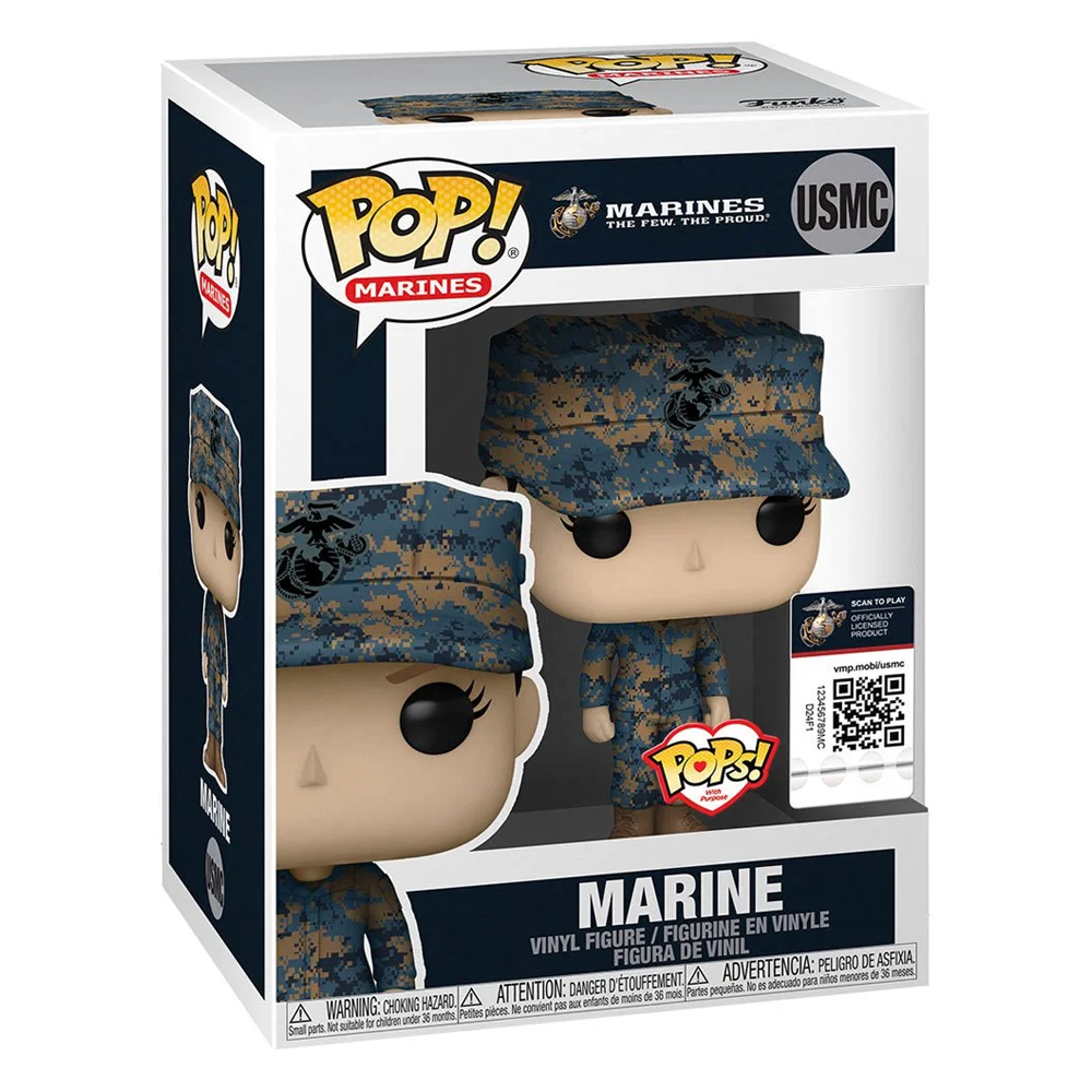 Funko POP! Pops! with Purpose: Military - Marine Female (Caucasian) Vinyl Figure (ONLINE ORDER ONLY)