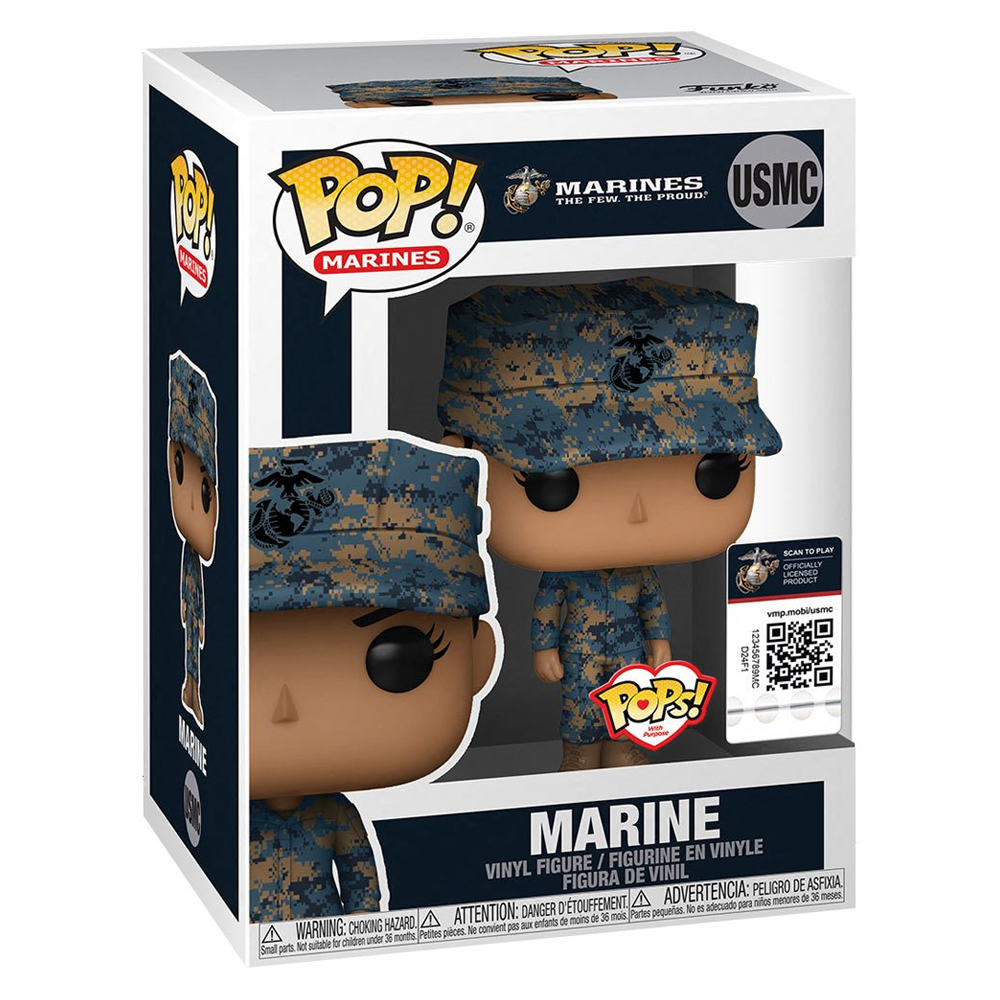 Funko POP! Pops! with Purpose: Military - Marine Female (Hispanic) Vinyl Figure (ONLINE ORDER ONLY)