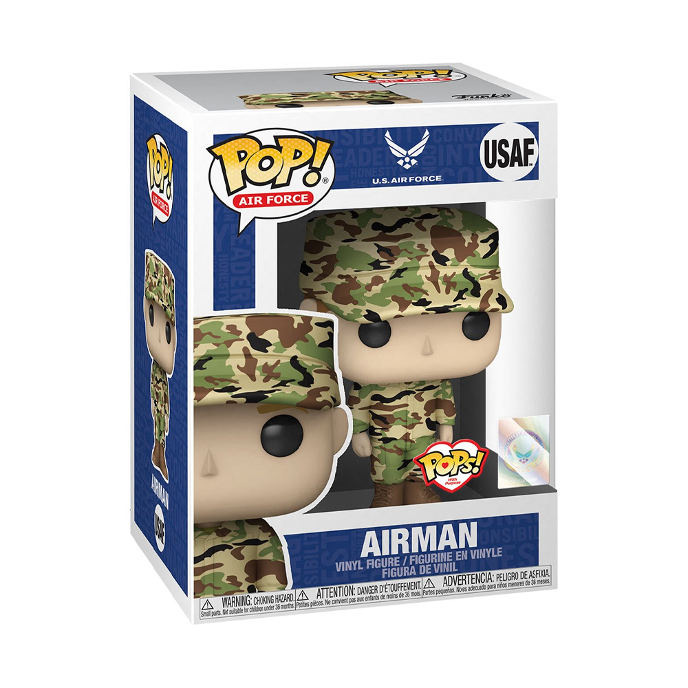 Funko POP! Pops! with Purpose: U.S. Air Force - Male 1 (Camo) Vinyl Figure (ONLINE ORDER ONLY)