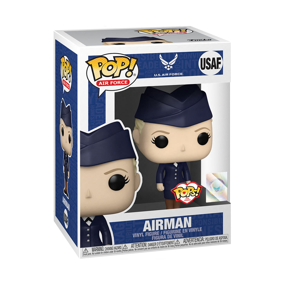 Funko POP! Pops! with Purpose: U.S. Air Force - Female 1 (Dress Blues) Vinyl Figure (ONLINE ORDER ONLY)