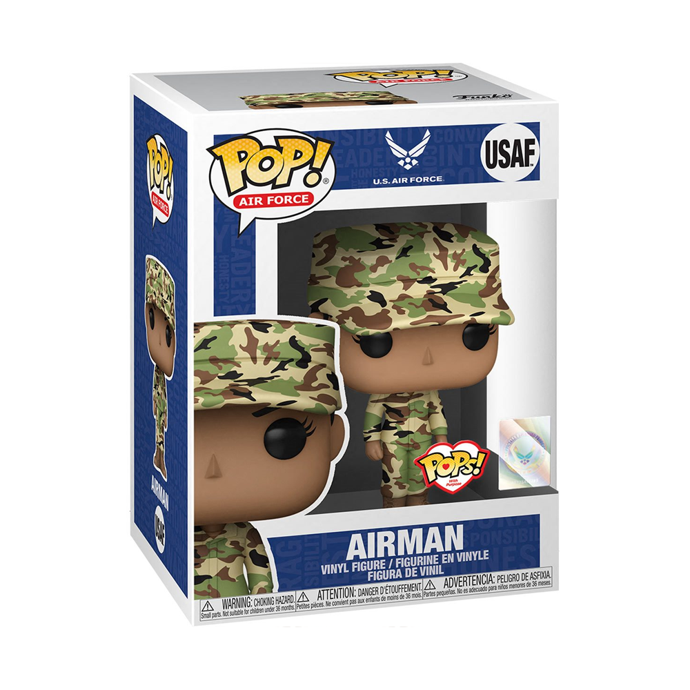Funko POP! Pops! with Purpose: U.S. Air Force - Female 1 (Camo) Vinyl Figure (ONLINE ORDER ONLY)
