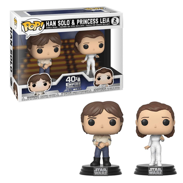 [PRE-ORDER] Funko POP! Star Wars - Han and Leia 2-Pack Vinyl Figure (ONLINE ORDER ONLY)