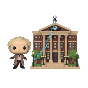 Funko POP! Town: Back To The Future - Doc w/ Clock Tower Vinyl Figure #15 (ONLINE ORDER ONLY)