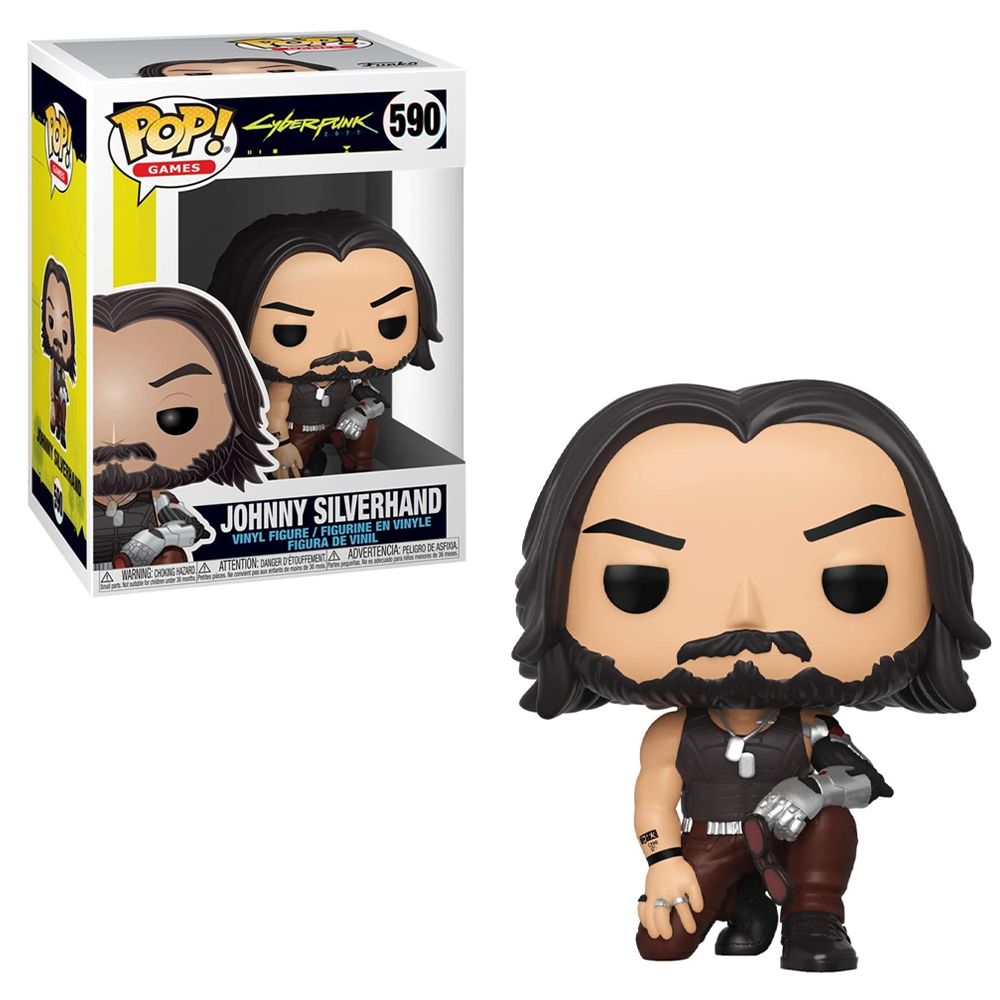 [PRE-ORDER] Funko POP! Cyberpunk 2077 - Johnny Silverhand (Crouching) Vinyl Figure #590 (ONLINE ORDER ONLY)