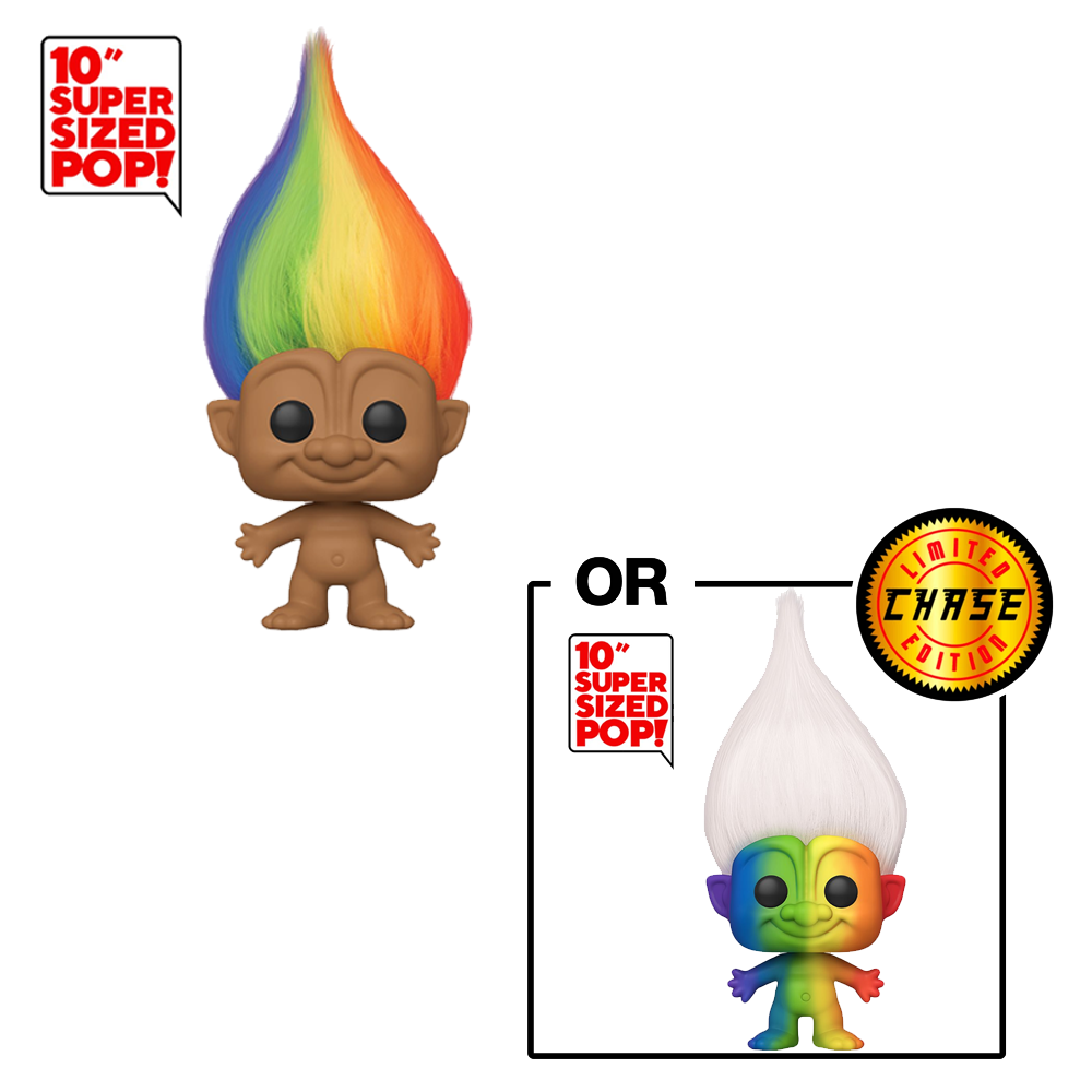 Funko POP! Trolls Classic - 10-Inch Troll Rainbow Vinyl Figure #9 (ONLINE ORDER ONLY)