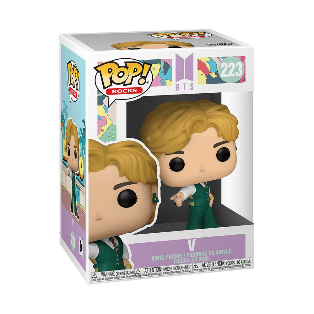 Funko POP! Rocks: BTS - V (Dynamite) Vinyl Figure #223 (ONLINE ORDER ONLY)