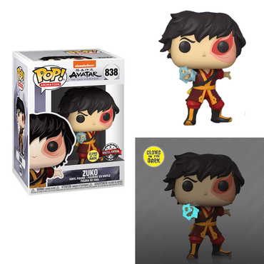 Funko POP! Avatar The Last Airbender - Zuko with Lightning (Glow In The Dark) #838 Special Edition Exclusive [READ DESCRIPTION] (ONLINE ORDER ONLY)