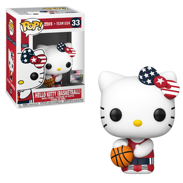 Funko POP! Hello Kitty Sports x Team USA - Basketball Hello Kitty Vinyl Figure #33 (ONLINE ORDER ONLY)
