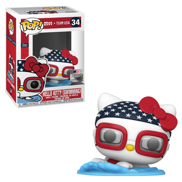 Funko POP! Hello Kitty Sports x Team USA - Swimming Hello Kitty Vinyl Figure #34 (ONLINE ORDER ONLY)
