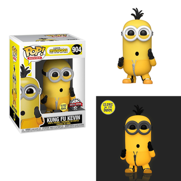 Funko POP! Minions 2 - Kung Fu Kevin (Glow in the Dark) Vinyl Figure #904 Special Edition Exclusive [READ DESCRIPTION] (ONLINE ORDER ONLY)