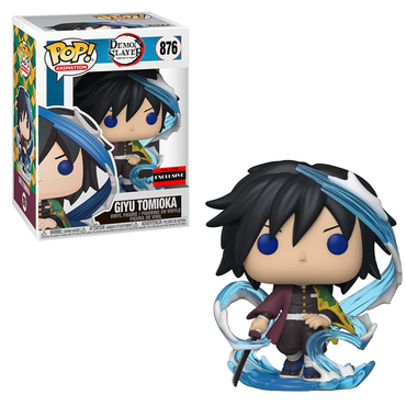 Funko POP! Demon Slayer: Kimetsu no Yaiba - Giyu Tomioka Vinyl Figure #876 AAA Anime Exclusive [READ DESCRIPTION] (ONLINE ORDER ONLY)