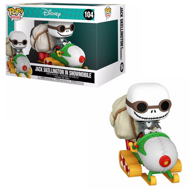 Funko POP! Rides: Disney: Nightmare Before Christmas - Jack Skellington In Snowmobile Vinyl Figure #104 (ONLINE ORDER ONLY)