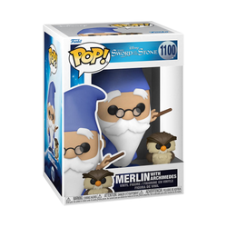 Funko POP! Disney: Sword in the Stone - Merlin with Archimedes Vinyl Figure #1100 (ONLINE ORDER ONLY)