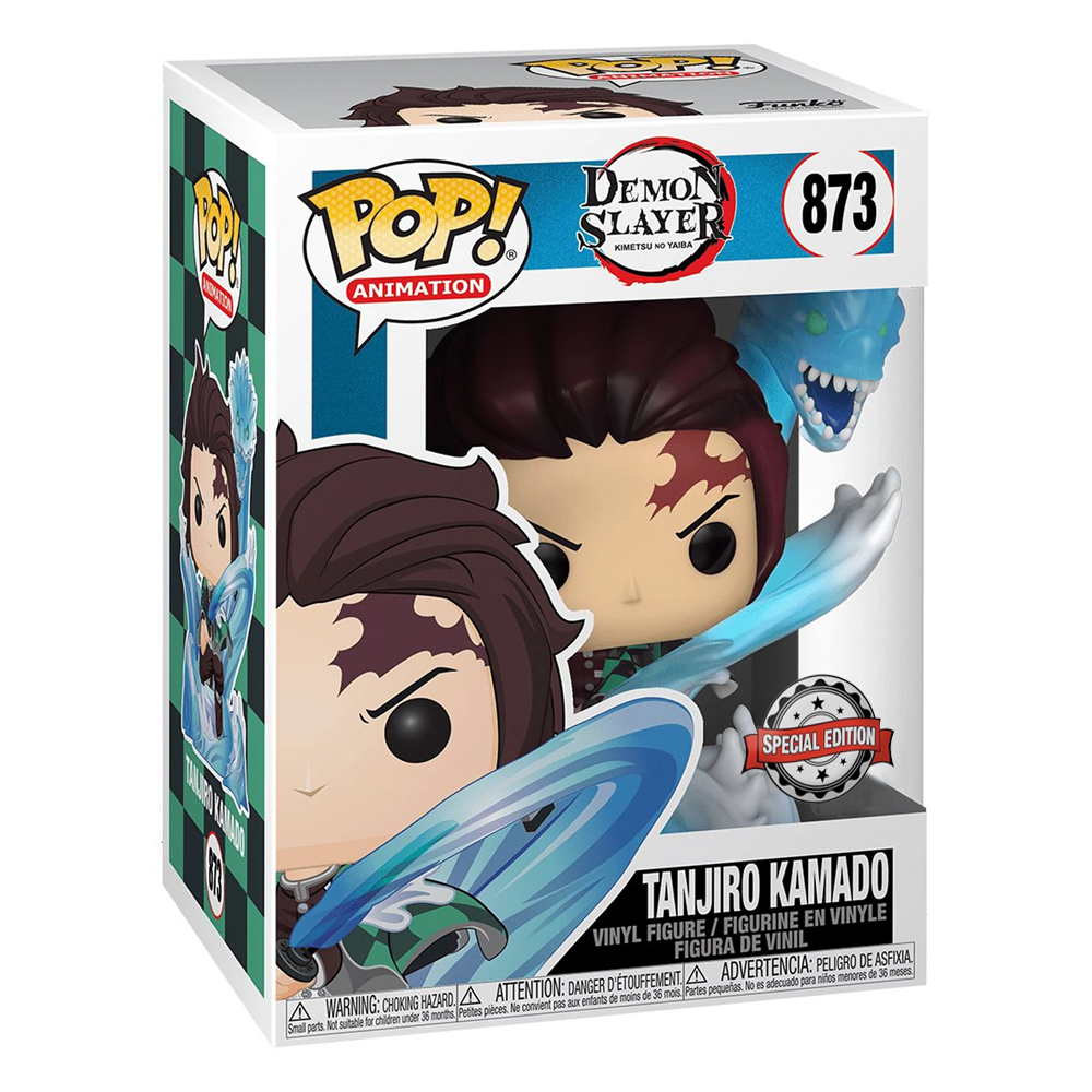 Funko POP! Demon Slayer: Kimetsu no Yaiba - Tanjiro Kamado (Water Breathing) GITD Vinyl Figure #867 Special Edition Exclusive (ONLINE ORDER ONLY)