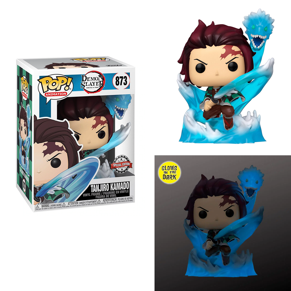 Funko POP! Demon Slayer: Kimetsu no Yaiba - Tanjiro Kamado (Water Breathing) GITD Vinyl Figure #867 Special Edition Exclusive (ONLINE ORDER ONLY)