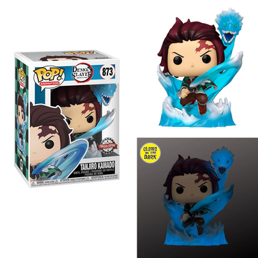 Funko POP! Demon Slayer: Kimetsu no Yaiba - Tanjiro Kamado (Water Breathing) GITD Vinyl Figure #867 Special Edition Exclusive (ONLINE ORDER ONLY)
