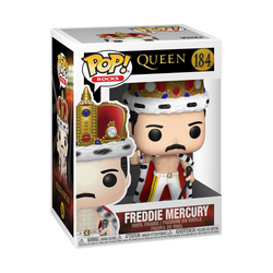 Funko POP! Rocks: Queen - Freddie Mercury King Vinyl Figure #184 (ONLINE ORDER ONLY)