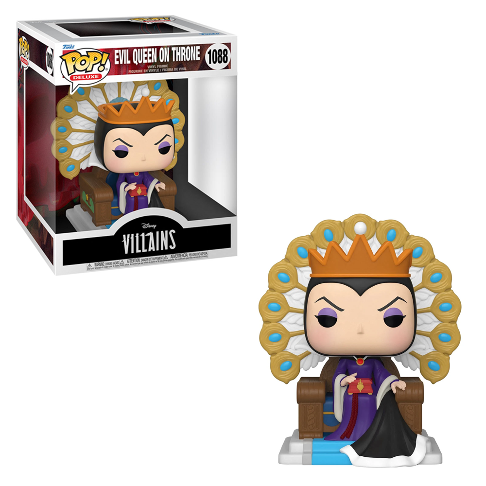[PRE-ORDER] Funko POP! Deluxe: Disney: Villains - Evil Queen on Throne Vinyl Figure #1088 (ONLINE ORDER ONLY)