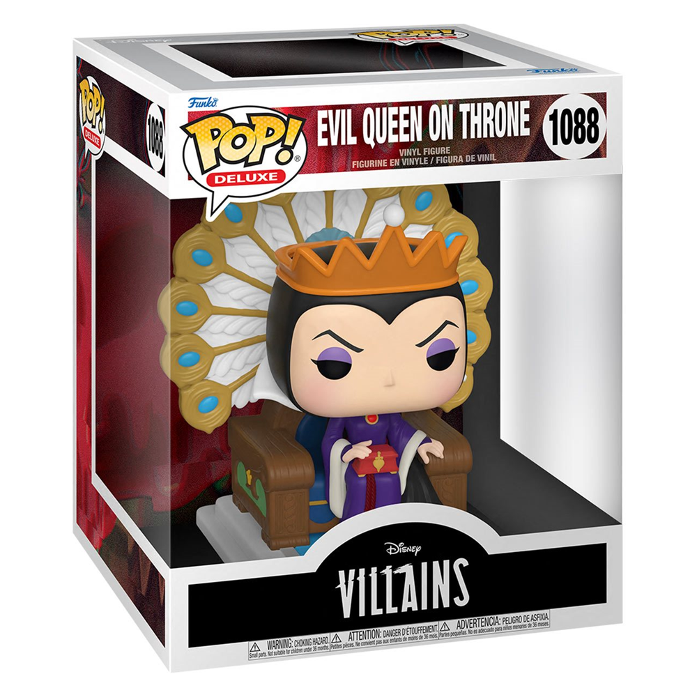 [PRE-ORDER] Funko POP! Deluxe: Disney: Villains - Evil Queen on Throne Vinyl Figure #1088 (ONLINE ORDER ONLY)