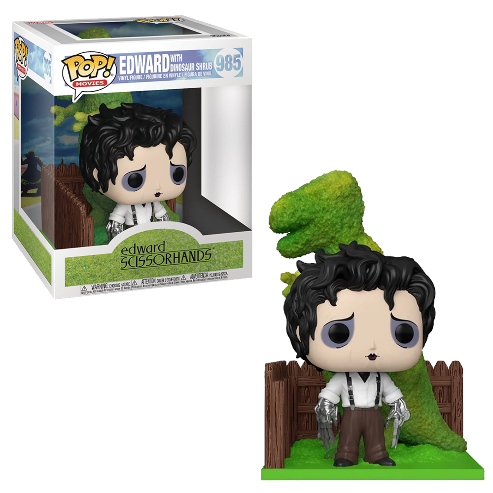 Funko POP! Edward Scissorhands - Edward with Dinosaur Shrub Vinyl Figure #985 (ONLINE ORDER ONLY)