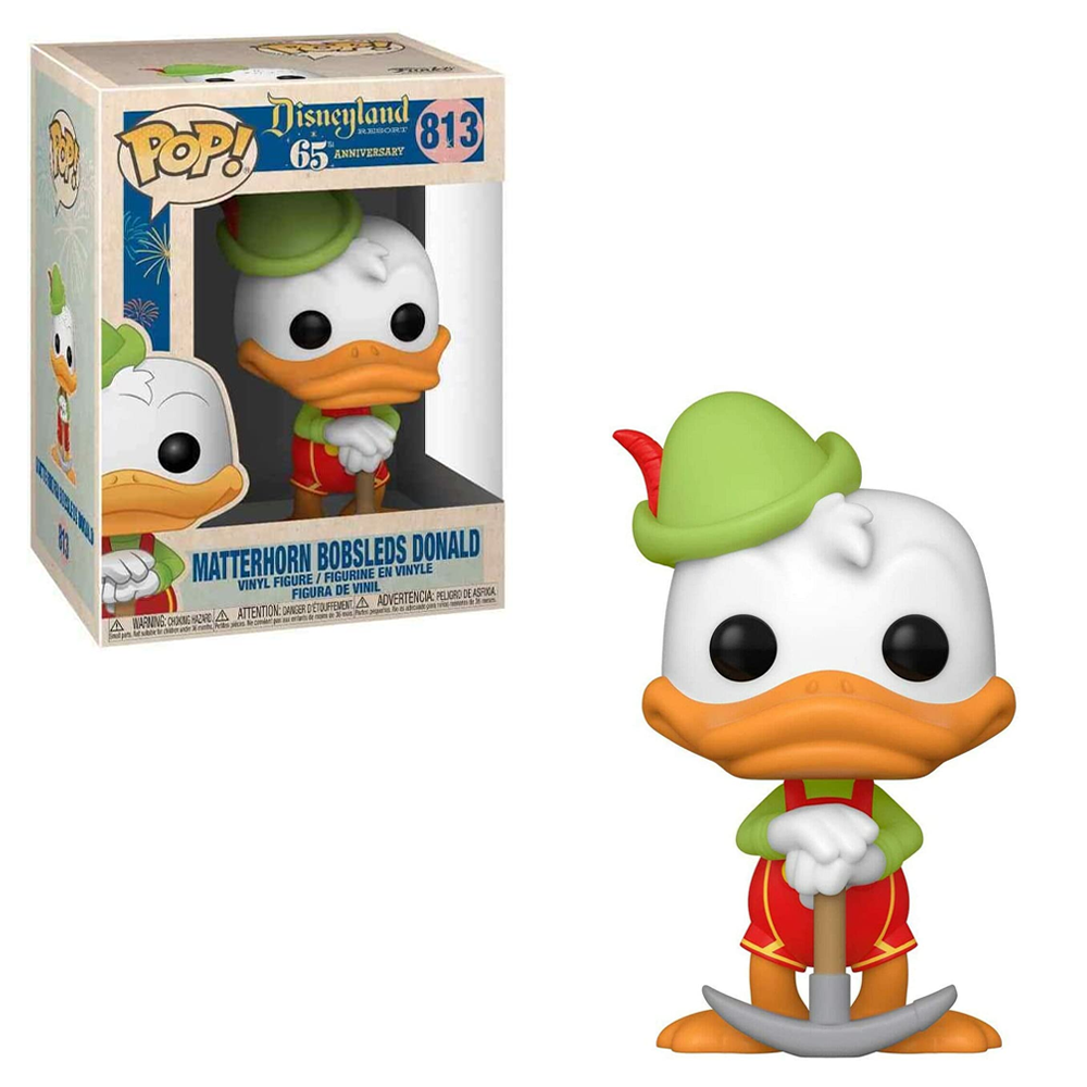 Funko POP! Disney 65th - Matterhorn Bobsleds Donald In Lederhosen Vinyl Figure #813 (ONLINE ORDER ONLY)