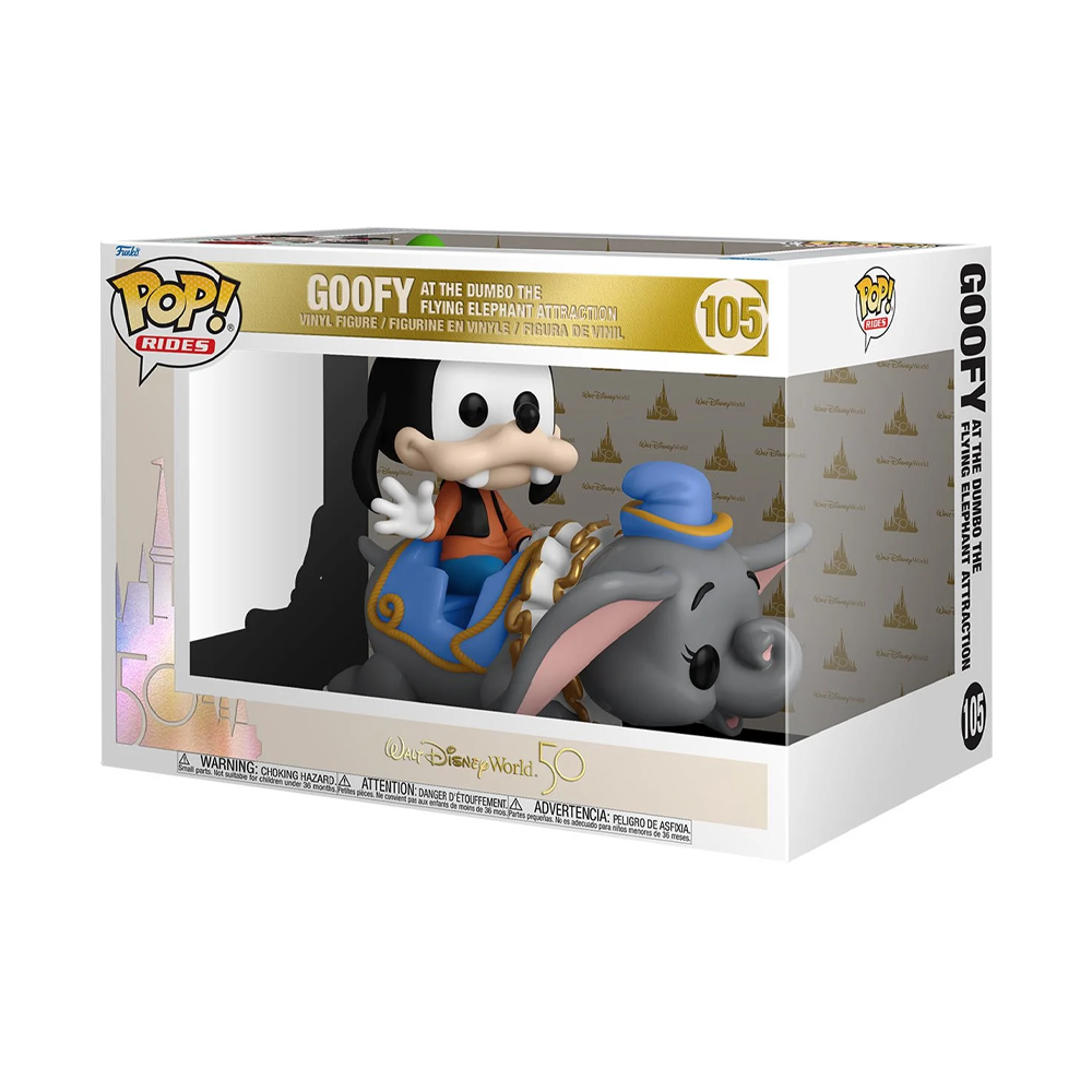 [PRE-ORDER] Funko POP! Rides: Walt Disney World 50th - Dumbo Ride with Goofy Vinyl Figure #105 (ONLINE ORDER ONLY)