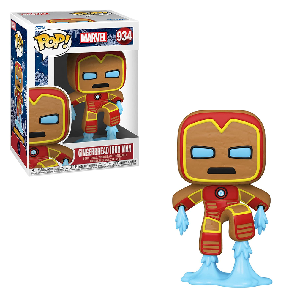 Funko POP! Marvel Holiday - Gingerbread Iron Man Vinyl Figure #934 (ONLINE ORDER ONLY)