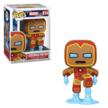 Funko POP! Marvel Holiday - Gingerbread Iron Man Vinyl Figure #934 (ONLINE ORDER ONLY)