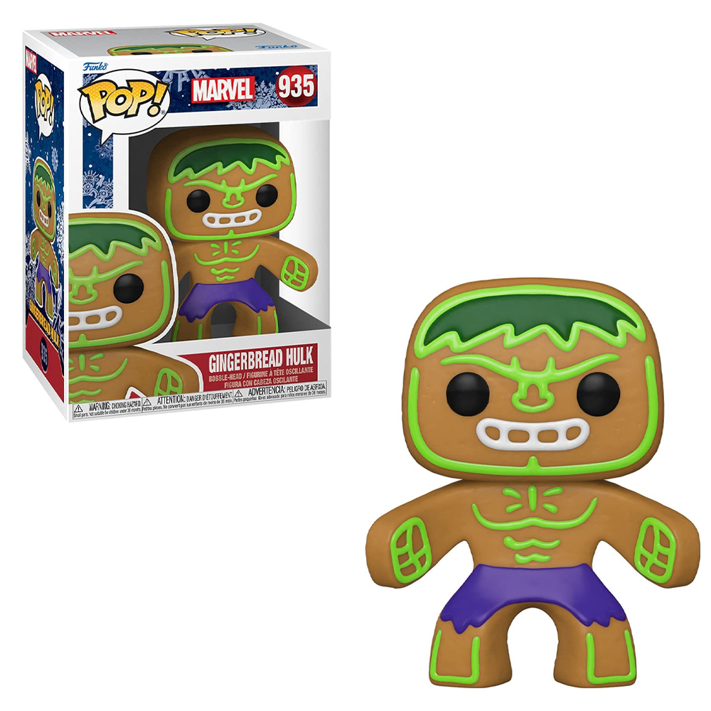 Funko POP! Marvel Holiday - Gingerbread Hulk Vinyl Figure #935 (ONLINE ORDER ONLY)