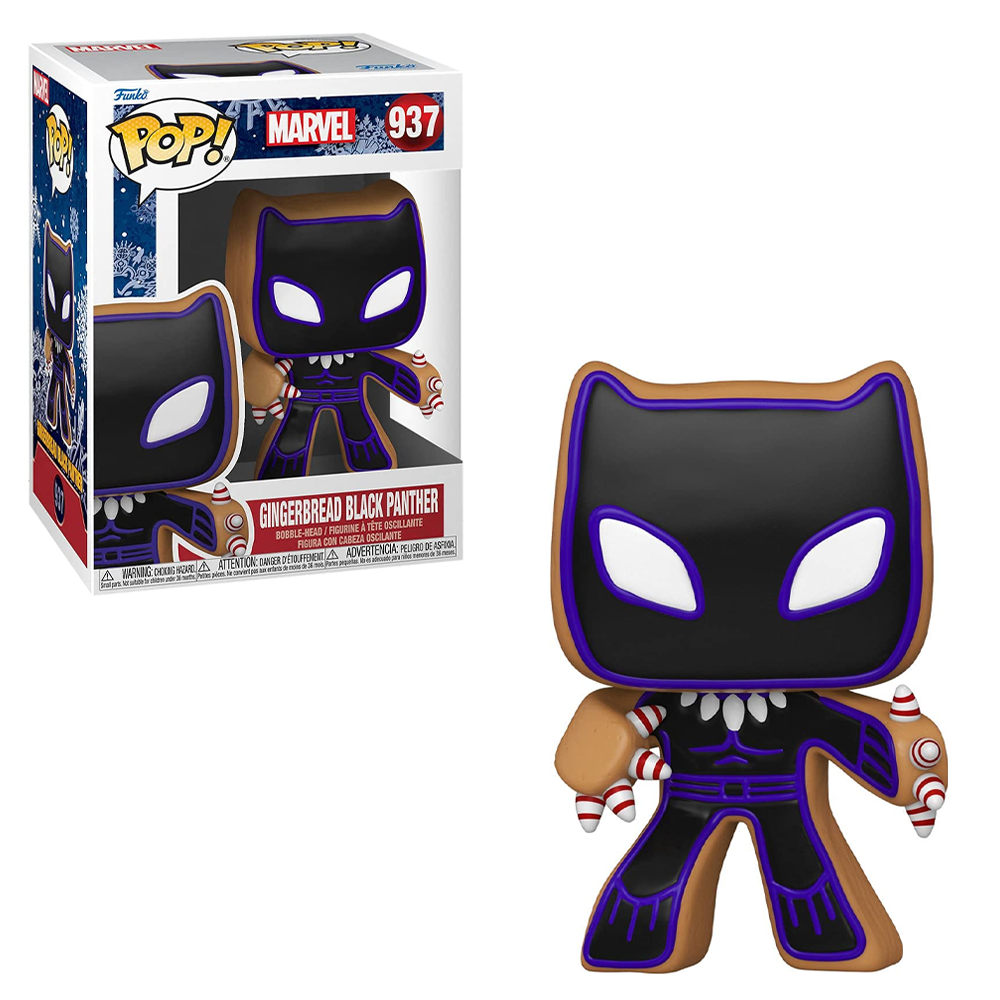 Funko POP! Marvel Holiday - Gingerbread Black Panther Vinyl Figure #937 (ONLINE ORDER ONLY)