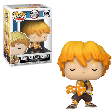 Funko POP! Demon Slayer: Kimetsu no Yaiba - Zenitsu Agatsuma Vinyl Figure #869 (ONLINE ORDER ONLY)
