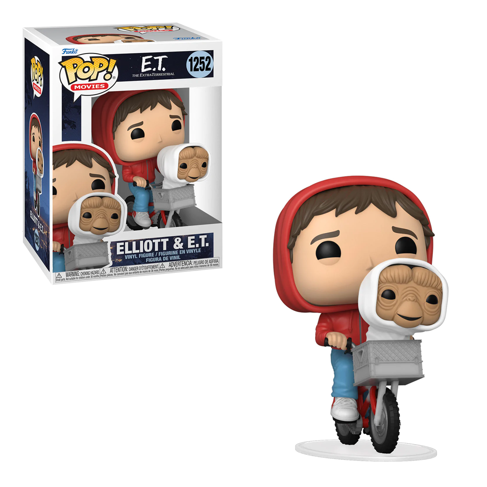 [PRE-ORDER] Funko POP! E.T. - Elliott with ET in Bike Basket Vinyl Figure #1252 (ONLINE ORDER ONLY)
