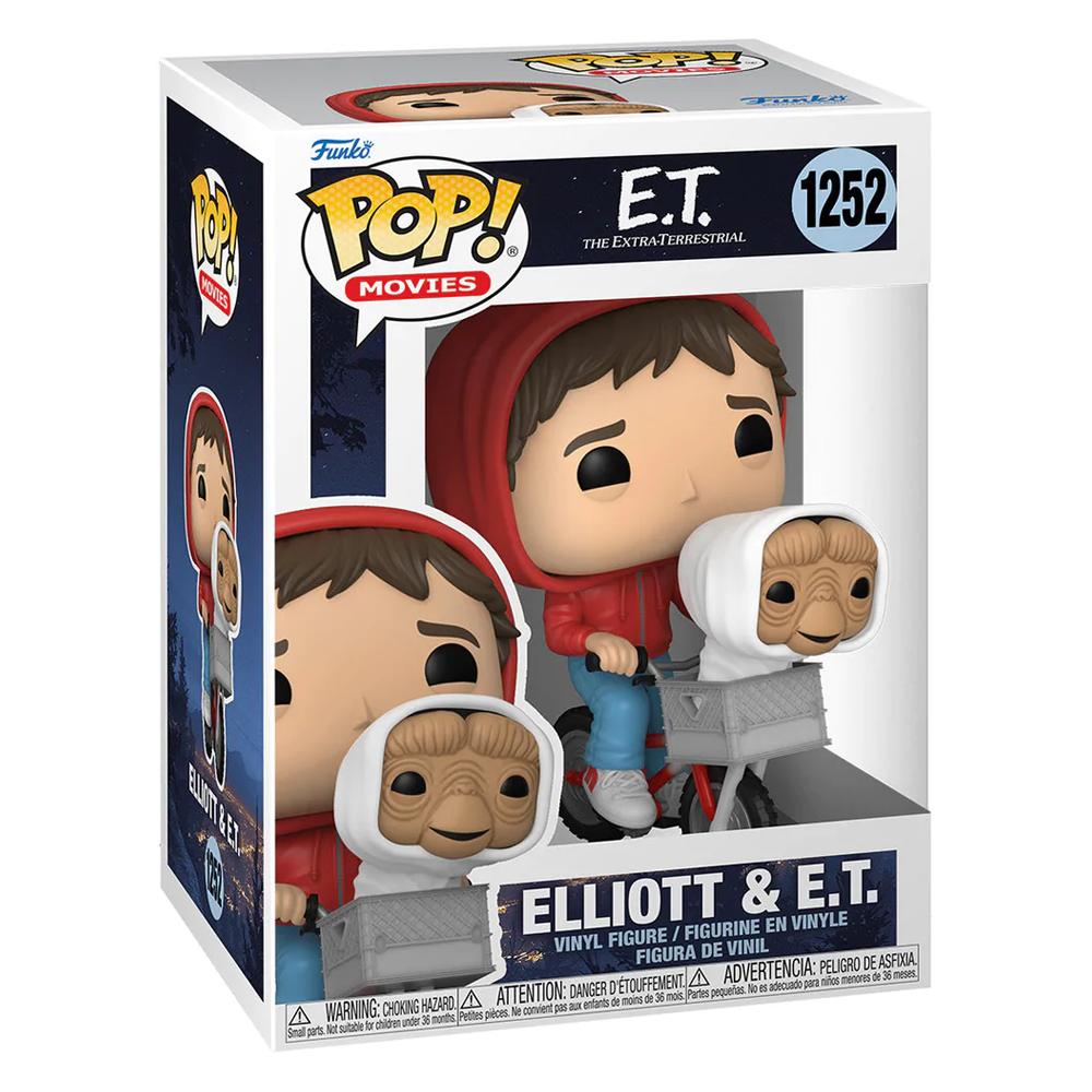 [PRE-ORDER] Funko POP! E.T. - Elliott with ET in Bike Basket Vinyl Figure #1252 (ONLINE ORDER ONLY)