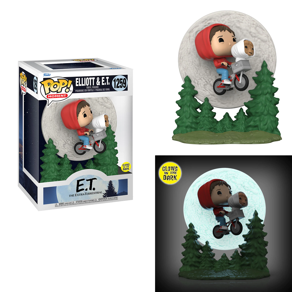 [PRE-ORDER] Funko POP Moment: E.T. - Elliott and E.T. Flying (Glow in the Dark) Vinyl Figure #1259 (ONLINE ORDER ONLY)