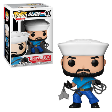 Funko POP! G.I. Joe - Shipwreck Vinyl Figure #10 (ONLINE ORDER ONLY)