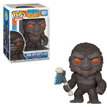 Funko POP! Godzilla vs Kong - Kong with Battle Axe Vinyl Figure #1021 (ONLINE ORDER ONLY)
