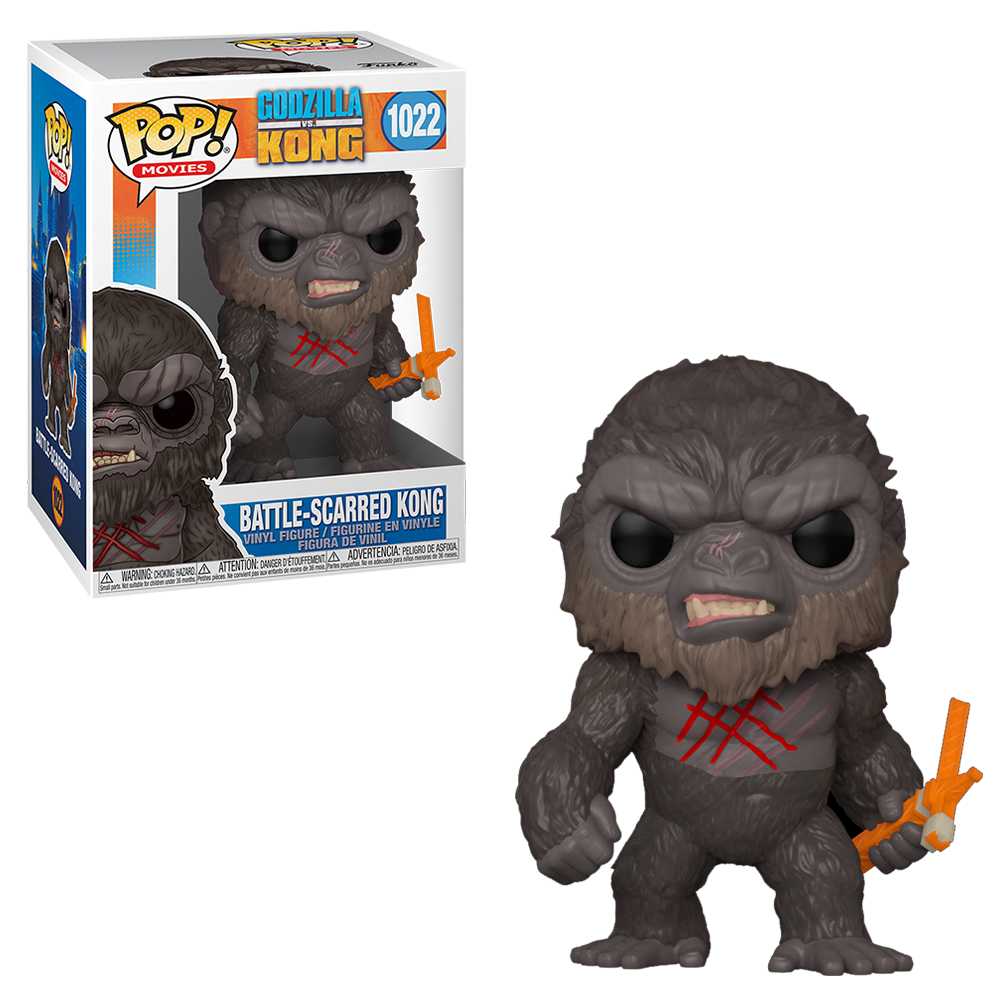 Funko POP! Godzilla vs Kong - Battle Scarred Kong Vinyl Figure #1022 (ONLINE ORDER ONLY)