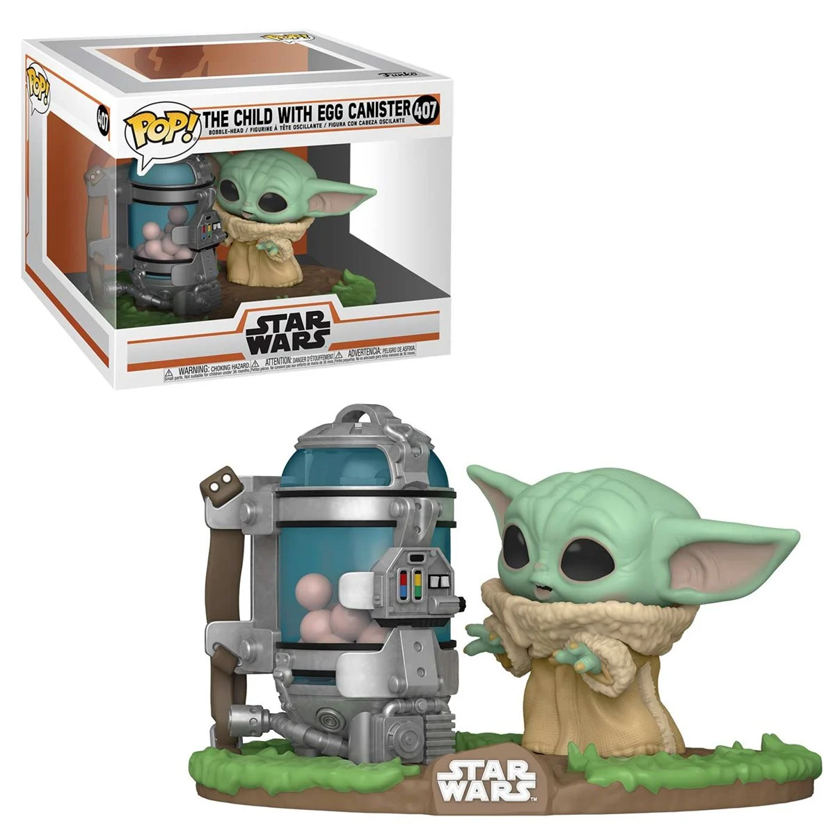 Funko POP! Star Wars: The Mandalorian - The Child with Egg Canister Deluxe Vinyl Figure (ONLINE ORDER ONLY)