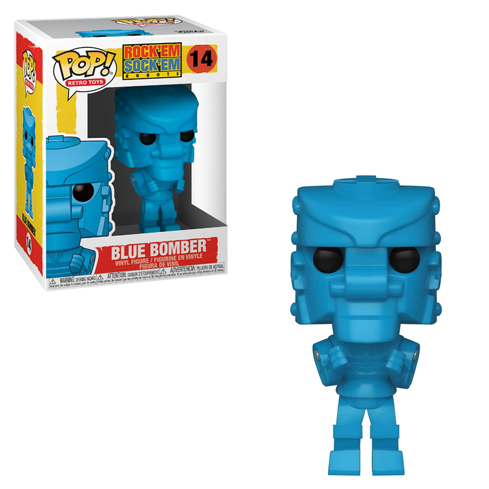 Funko POP! Mattel - RockEmSockEm Robot (Blue) Vinyl Figure #14 (ONLINE ORDER ONLY)