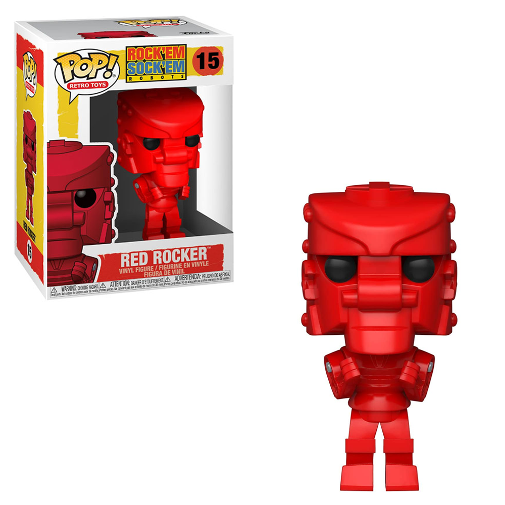 Funko POP! Mattel - RockEmSockEm Robot (Red) Vinyl Figure #15 (ONLINE ORDER ONLY)