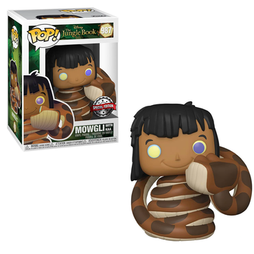 Funko POP! Disney: The Jungle Book - Mowgli with Kaa Vinyl Figure #987 Special Edition Exclusive [READ DESCRIPTION] (ONLINE ORDER ONLY)
