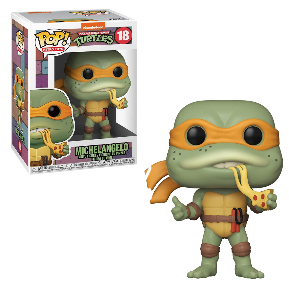 Funko POP! Teenage Mutant Ninja Turtles - Michelangelo Vinyl Figure #18 (ONLINE ORDER ONLY)