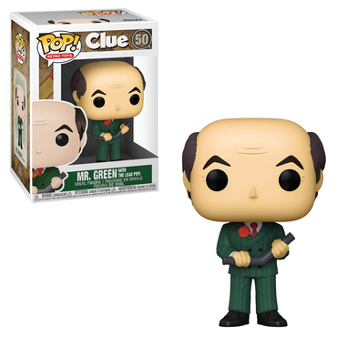 Funko POP! Clue - Mr. Green with Led Pipe Vinyl Figure #50 (ONLINE ORDER ONLY)